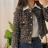 HELLO Single Breasted Tweed Jacket